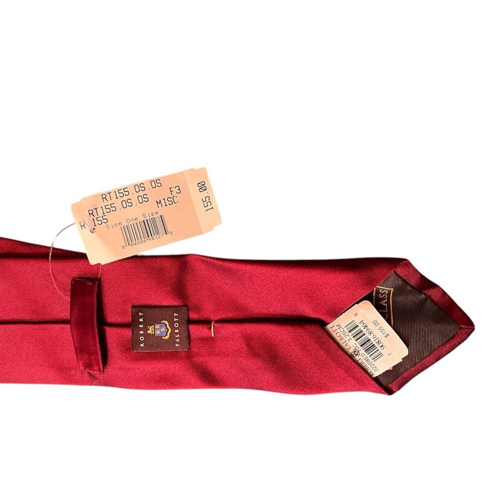 Robert Talbott Red Tie - Picture 3 of 3